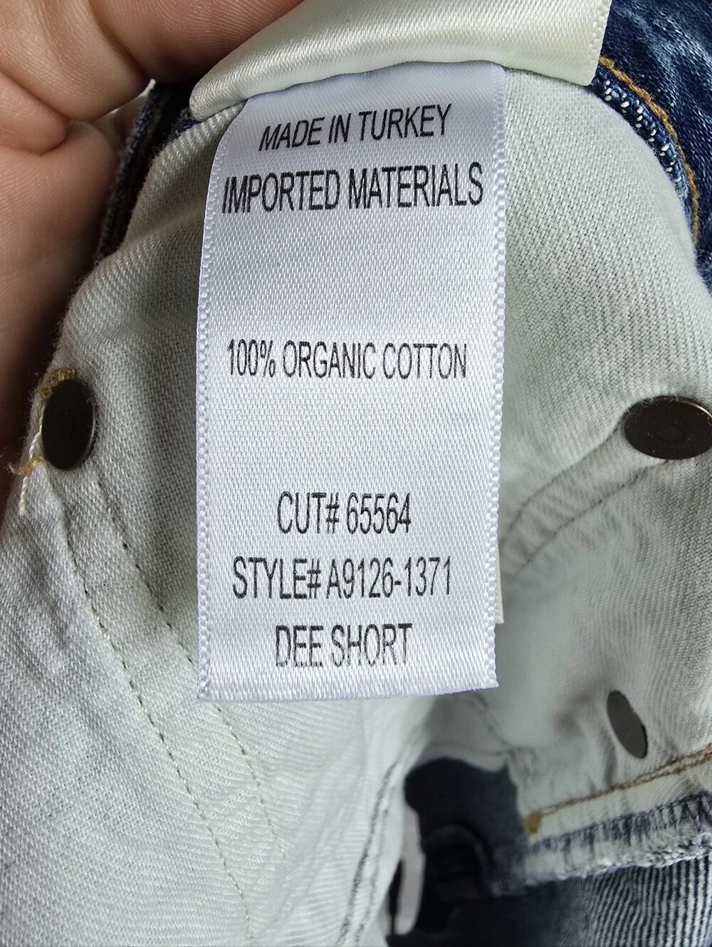 AGOLDE NEW Dee High Rise Rolled Hem Denim Vintage Wash Blue Jean Shorts SZ 31
